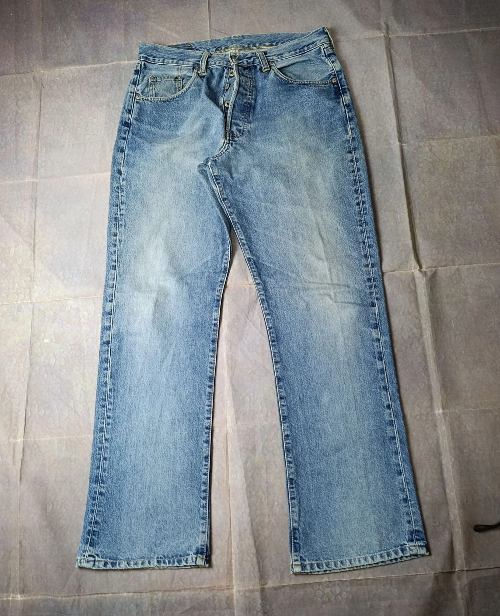 Vintage G-Star Shortcut Bootcut Bootleg Jeans para hombre W34 L32 Lavado claro con cierre de botones Y2K